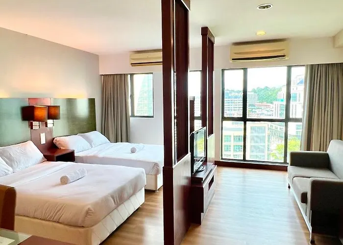 Gemilang Studio Homesuites Near Ming Garden Hotel Kk